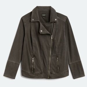 Liverpool Bradford Moto Stretch Denim Jacket 1X